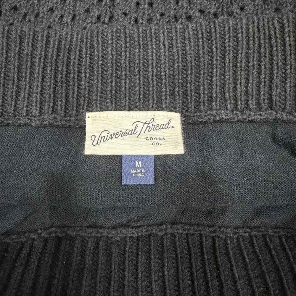 Universal Thread Black Crochet Knit Mini Skirt - Picture 3 of 3